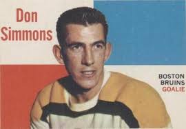 DON SIMMONS 1960-61 TOPPS 60-61 #43 GOOD+ 95752