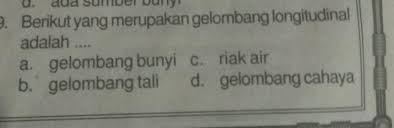 Panjang gelombang merupakan sebuah jarak antara satuan berulang dari sebuah pola gelombang. Riak Air Adalah Contoh Gelombang Brainly Co Id