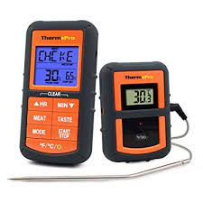 Amazon Com Thermopro Tp 07 Wireless Remote Digital Cooking Turkey Food Meat Thermomet Digital Cooking Thermometer Digital Meat Thermometer Cooking Thermometer
