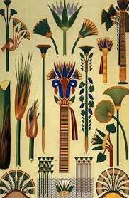 According To The Egyptian Culture The Lotus Flower Symbol Was Known By The Name Of Sesan As Per T Egyptian Painting Egyptian Ornamented Ancient Egyptian Art