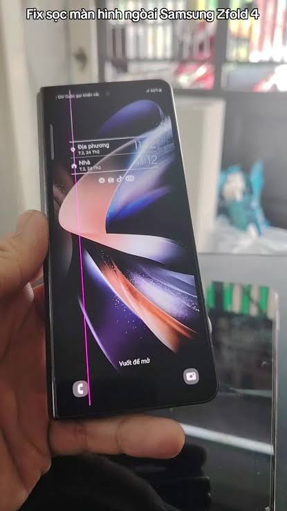Sửa chữa sọc màn hình Samsung Zfold 4 nhanh chóng