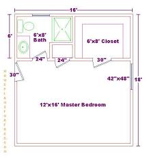 Free 12x16 Master Bedroom Design Ideas Floor Plan With Small 6x8 Bath And Walk In Closet Master Suite Floor Plan Master Bedroom Plans Master Bedroom Addition