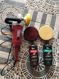 Auto wing car headlamp body repair renew restore maintain polish protect liquid wax pengilat lampu depan ori kereta. Set Polish Kereta Mesin Polish Auto Accessories On Carousell