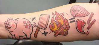 Milk and cookie tattoos design over. 9 Extremely Amazing Food Tattoo Designs Styles At Life