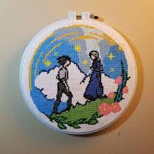 See more ideas about cross stitch patterns, cross stitch, stitch patterns. Fo Howl S Secret Garden Crossstitch Ghibli Cross Stitch Cross Stitch Art Cross Stitch Designs