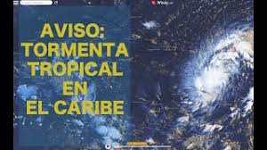 Rafagas de viento con fuerza de tormenta tropical aun son. Aviso De Tormenta Tropical En El Caribe 29 7 2020 Domiplay