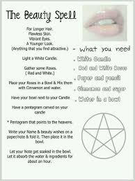 Beauty Spell Beauty Spells White Magic Spells Wiccan Spells