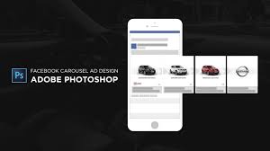 16 Facebook Carousel Psd In 2020 Facebook Ads Design Facebook Carousel Ads Social Media Mockup