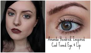 KITTENMOUSTACHE: Video: Amanda Hendrick inspired Cool Toned Eye & Lip