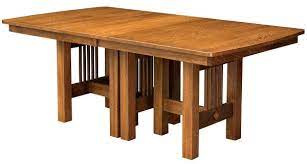 Accompanying amish dining chairs are simply designed, highlighting the natural beauty of the wood grain. Tall Timbers Extendable Dining Table Countryside Amish Furniture