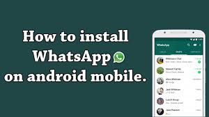 Tap install (or get and then install) beside the whatsapp program. How To Download And Install Whatsapp On Android Mobile