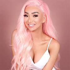 Karissa Haar Pastellrosa Lace Front Perücken für Frauen Weiche Rosa Lange  Wellenförmige Synthetische Spitzeperücke mit Babyhaaren Glueless  Hitzebeständige Faser für Halloween Make-up 24 zoll : Amazon.de: Kosmetik