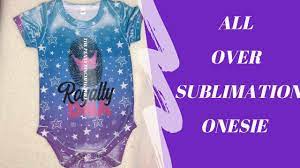All Over Sublimation Onsie Diy How To Sublimate A Onsie Diy Onsie Youtube Diy Clothes Accessories How To Sublimate Diy Clothes