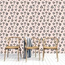Leopard Print Wallpaper Pink Etsy In 2020 Leopard Print Wallpaper Leopard Print Decor Leopard Print Bedroom