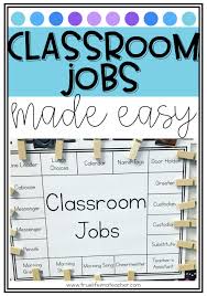 class jobs made easy classroom job chart classroom jobs