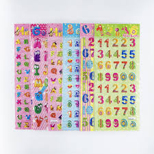 We may earn commission on some of the items you choose to buy. 3 Sheets Set Number Letter Stickers Kids Digital Alphabet Cognition Educational Sticker Toys Classic Toys