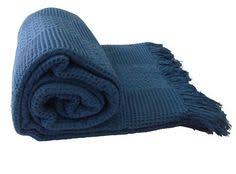 Navy blue and sand beige. 43 Cotton Blankets By Tamarindie Ideas Bright Blanket Cotton Blankets Cotton Material
