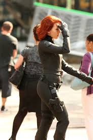 Black widow is a set of cosmetics in battle royale based on the black widow franchise. Scarlett Johansson Picture 175 On The Film Set Of The Avengers Scarlett Johansson Scarlett Black Widow Cosplay