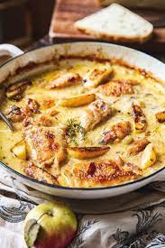 French Chicken Casserole A La Normande Creamychicken Chickencasserole Chicken Recipes Poultry Recipes Recipes