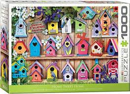 Bird House Kits For Adults Amazon Eurographics Tweet Home 1000 Piece Puzzle 1000 Piece Eu Https Www Amazon Com Dp B075h7z1p2 Re Bird Houses Painted Decorative Bird Houses Bird Houses Diy