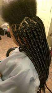 Box Braids Great Size For Protective Styling With No Tension Black Hair Information Community Braided Hairstyles Natural Hair Styles Hair Styles