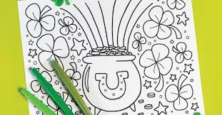 St patrick's day is coming and my boys are so excited. Free Printable St Patrick S Day Coloring Page Hey Let S Make Stuff
