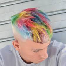 Masculinos Mens Hairstyles Color Penteados Mens Hairstyles 2019 Penteado Penteados Masculinos Estilos De Cabelo Colorido Cabelos Masculinos Coloridos