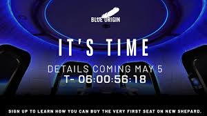 It is due to take off from launch site one in van horn, texas at 9am edt (2pm uk time) although any changes to the weather or technical checks could mean delays or even a postponement if severe enough. Jeff Bezos And Blue Origin Promise Details Next Week On How To Buy The First Seat On A Space Flight News Block