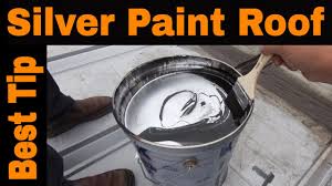 Great for accentuating style and detail. How To Silver Coat Paint On A Metal Roof Or Rubber Roof Karnak Uv Protector Reflector Youtube