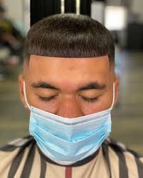 In applying this haircut idea, the barber will trim the next to create a unique straight line cross on the forehead. Pin On Hair Trends 2021 Hair Balayage Hairtechnique