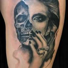 It's where your interests connect you with your people. Beautiful Woman Face Half Womand Half Skull Love It Skull Girl Tattoo Face Tattoos For Women Skull Tattoo