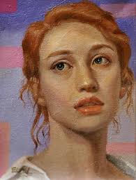 Obras de arte al estilo figurativo al oleo sobre lienzo de EE.UU en venta