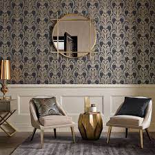 A collection of the top 50 black gold wallpapers and backgrounds available for download for free. Art Deco Black And Gold Wallpaper Grahambrownrow