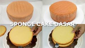 Nggak pake pengembang apapun, apa nggak bantat ya? Sponge Cake Dasar Tanpa Pengembang Dan Emulsifier Basic Sponge Cake Basics Youtube