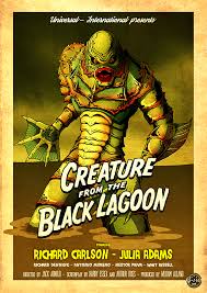 However, the explosions force them into a. G Sus Art Creature From The Black Lagoon Art Print Posterspy