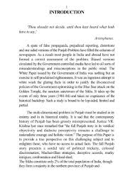 Punjabi status on love here you can get wide range of updated new punjabi status for boys and girls for whatsapp, facebook and ig. Truth About Punjab Sgpc White Paper Global Sikh Studies
