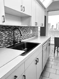 Black And White Peel And Stick Backsplash Tile Crescendo Agati X1 Smart Tiles Crescendo Tile Projects