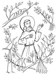 St Francis Of Assisi Coloring Pages For Catholic Kids Coloring Pages Catholic Coloring Catholic Kids