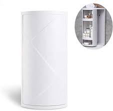 Sold and shipped by costway. Bathroom 360 Degree Rotating Triangle Shelf Kitchen Toilet Corner Shelf Bathroom Storage Rack Cabinet Multi Layer Storage Rack 60 22 22 Cm Gray Buy Online In Qatar At Qatar Desertcart Com Productid 166731863