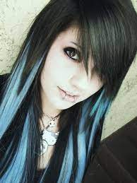 There is no set way to look or dye your hair. Black And Blue Hair Color Hair Styles Hair Beauty Scene Hair
