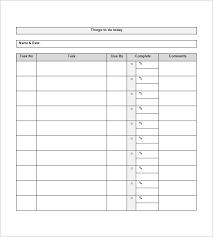 Check out or free printable templates! Task List Format Wanew Org