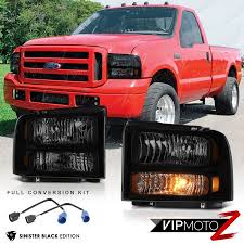 for 99 04 ford f250 f350 superduty sinister black smoke conversion headlight ford f250 f250 ford for 99 04 ford f250 f350 superduty