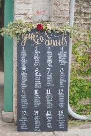 Chalkboard Wedding Seating Chart Idea Chalkboard Seating
