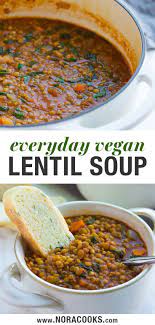 The Best Lentil Soup Recipe Lentil Soup Easy Vegan Lentil Soup Vegan Lentil Soup Easy