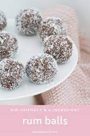 Kid Friendly Rum Balls Recipe Rum Balls Chocolate Balls Recipe Rum Cake Recipe