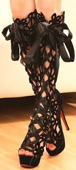 Women's floral embroidery high heel shoes. Gothic Witch Fairy Nymph Boots Floral Pattern S Black Size 7 Heeled Boots Heels Boots