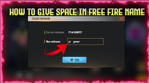 Thank you so much for watching guys hope you enjoyed the video make sure to leave a like subscribe and share this video with your pubg friends. How To Give Space In Your Free Fire Name Ptgamerff Garena Free Fire Youtube