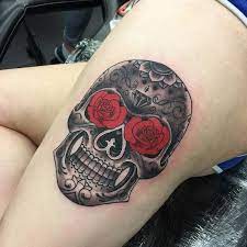 Discover thousands of free sugar skull tattoos & designs. 30 Amazing And Inspiring Sugar Skull Tattoos Page 6 Of 6 Designwrld