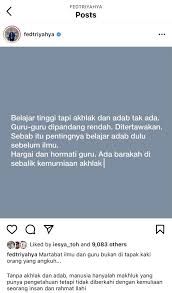 Guru dikenali juga sebagai pengajar, pendidik, mudarris dan pengasuh merupakan tenaga pengajar dalam institusi pendidikan seperti sekolah atau tuisyen (kelas bimbingan). Belajar Tinggi Tapi Akhlak Adab Tak Ada Guru Dipandang Rendah Ditertawakan Fedtri Yahya Luah Rasa Media Hiburan