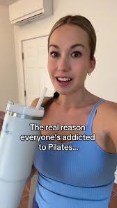 Name a better feeling than feeling strong and capable. Pilates for the win,  the girlies know. 👏🏼 #pilatesgirl #pilatesstrong #pilatesathome